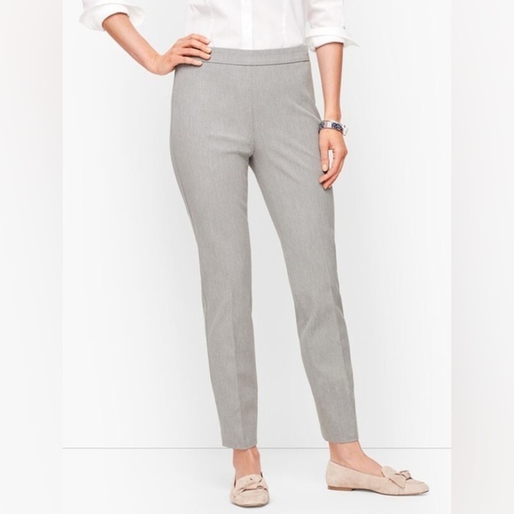 Talbots Grey Stretch Skinny Ankle Pants Size 10 Petite - Great Condition